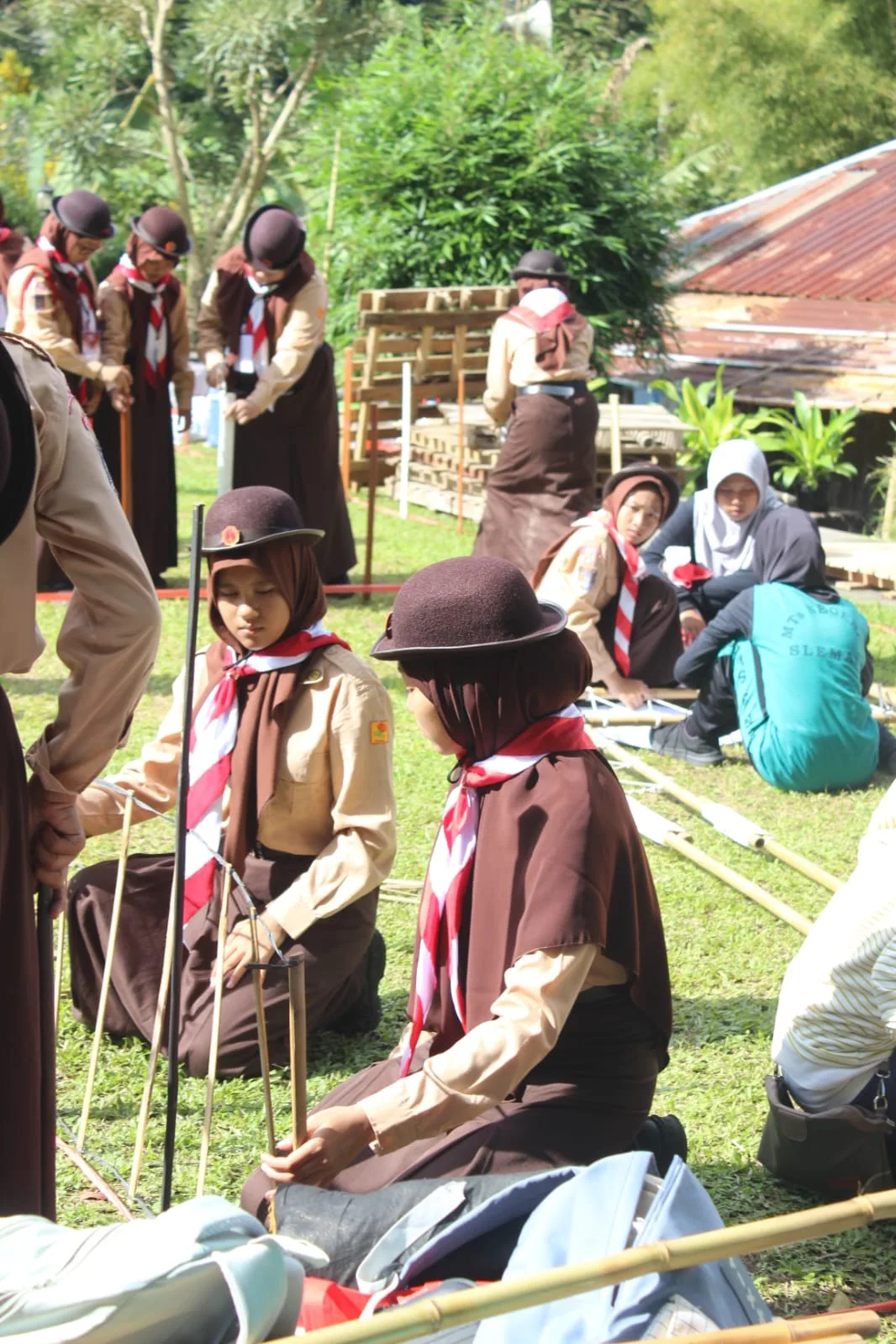Uji Keterampilan dan Kecekatan Pramuka, Giat Jelajah Alam Pos 3 Tampilkan PPPK