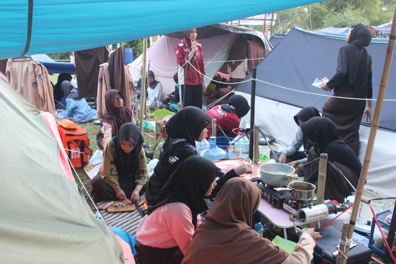 Harmoni Racikan Rempah Warnai Giat Pramuka MTsN 3 Sleman di Pulewulung