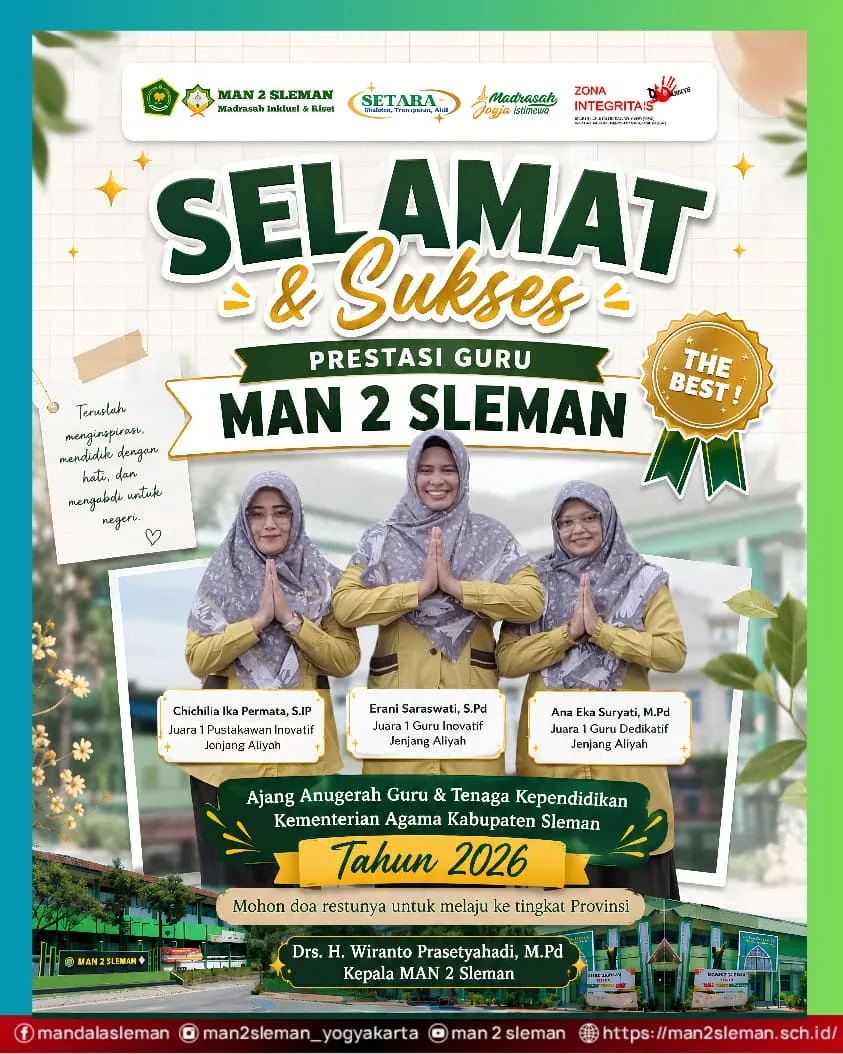 Borong Juara AGTK 2026, GTK MAN 2 Sleman Siap Berlaga di Provinsi DIY