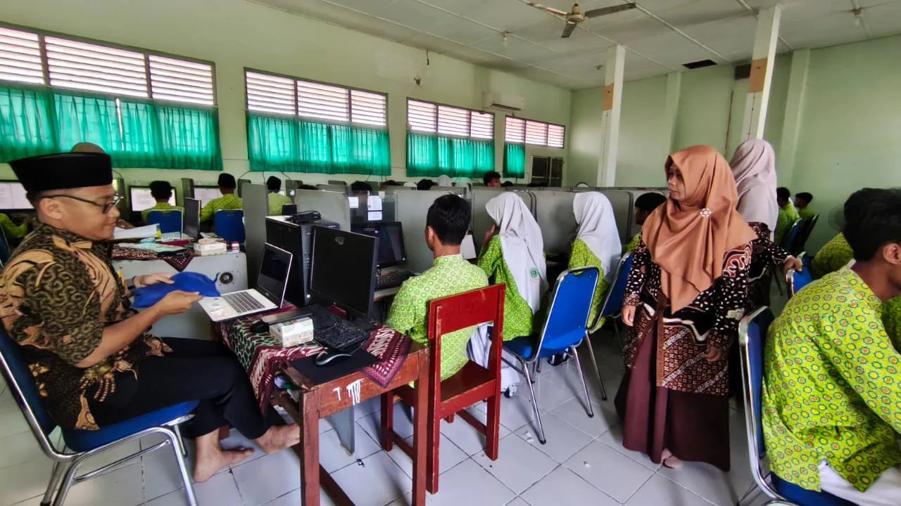 Asesmen Madrasah Hari Terakhir di MTs Negeri 3 Sleman Berjalan Lancar
