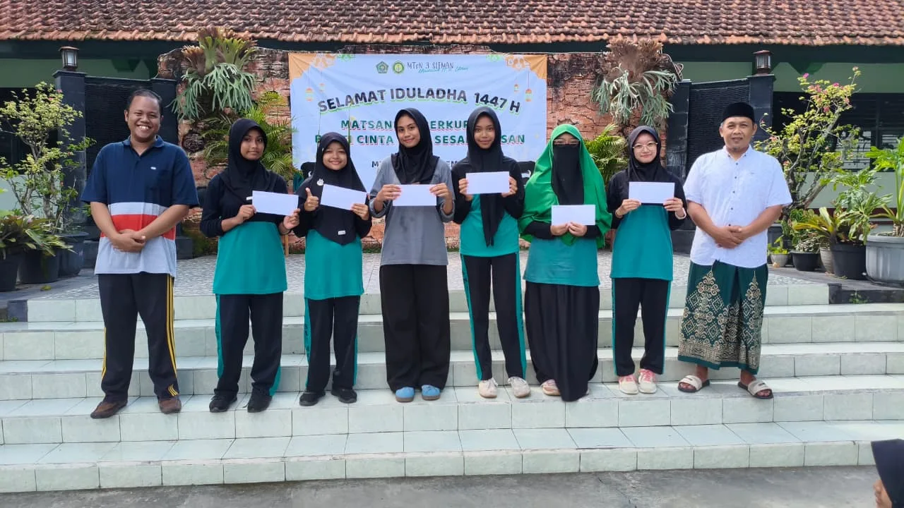 MTs Negeri 3 Sleman Umumkan Pemenang Lomba Memasak Antarkelas dalam Peringatan Iduladha