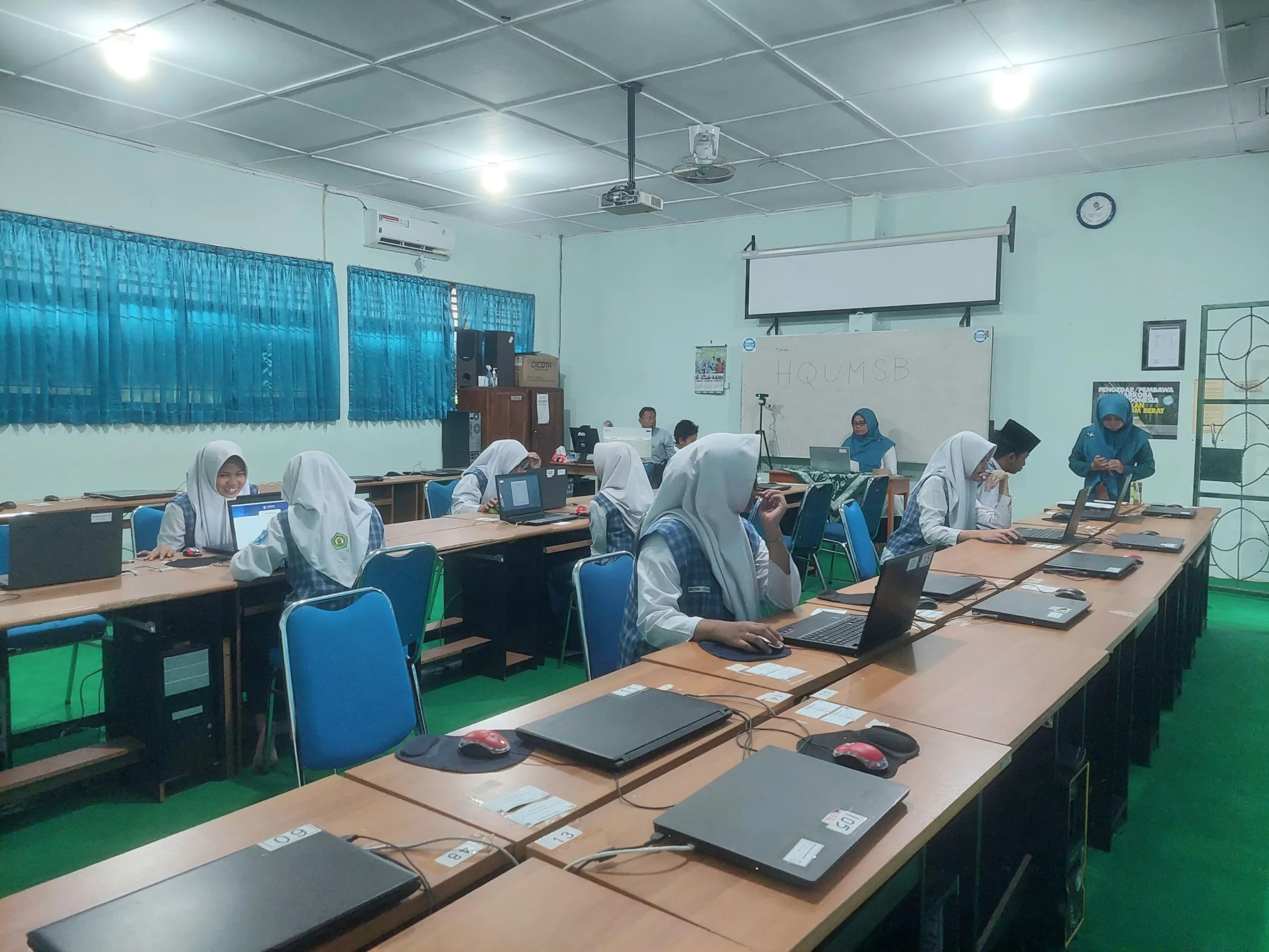 Siswa MTsN 9 Sleman Ikuti Gladi Resik OSN-K