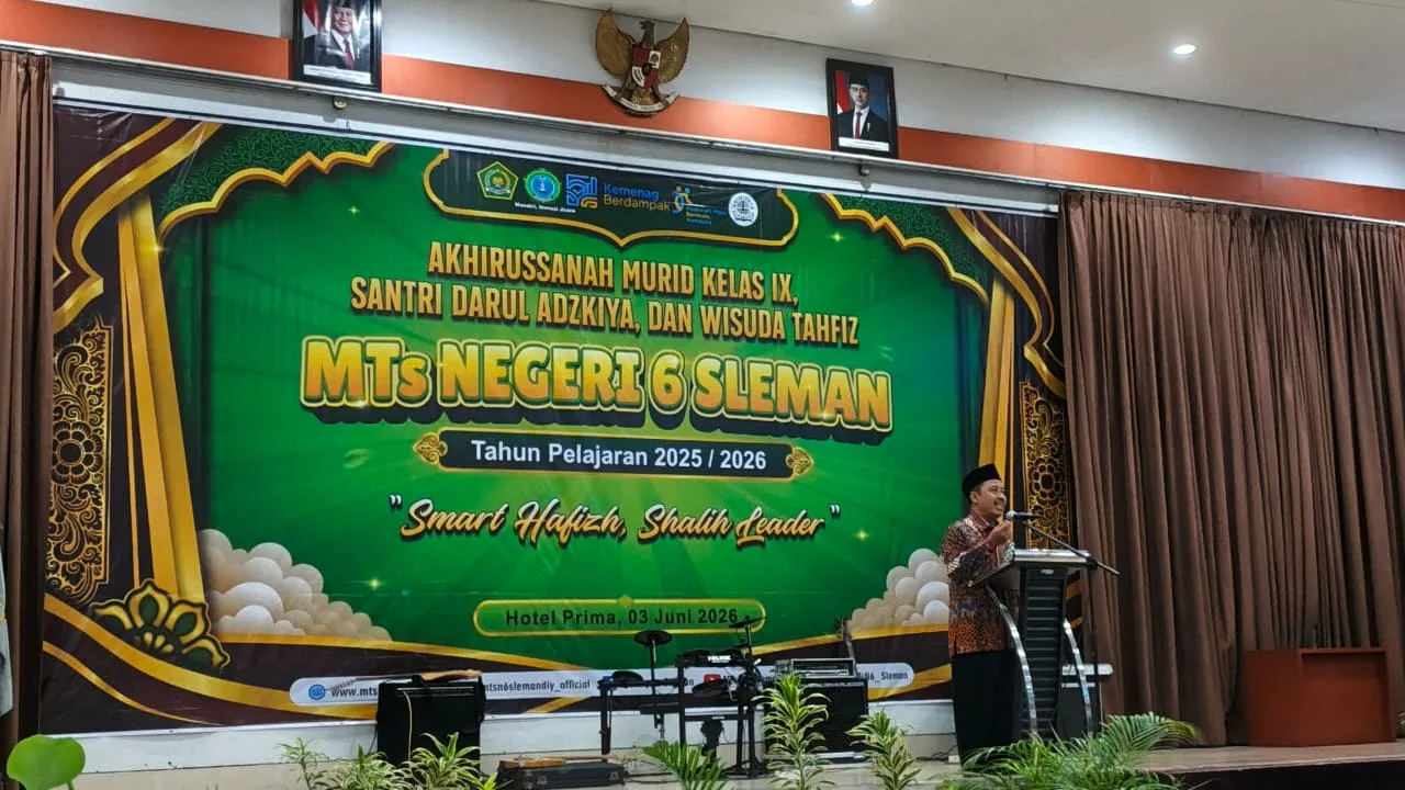 Kepala MIN 1 Sleman Hadiri Akhirus Sanakh MTsN 6 Sleman