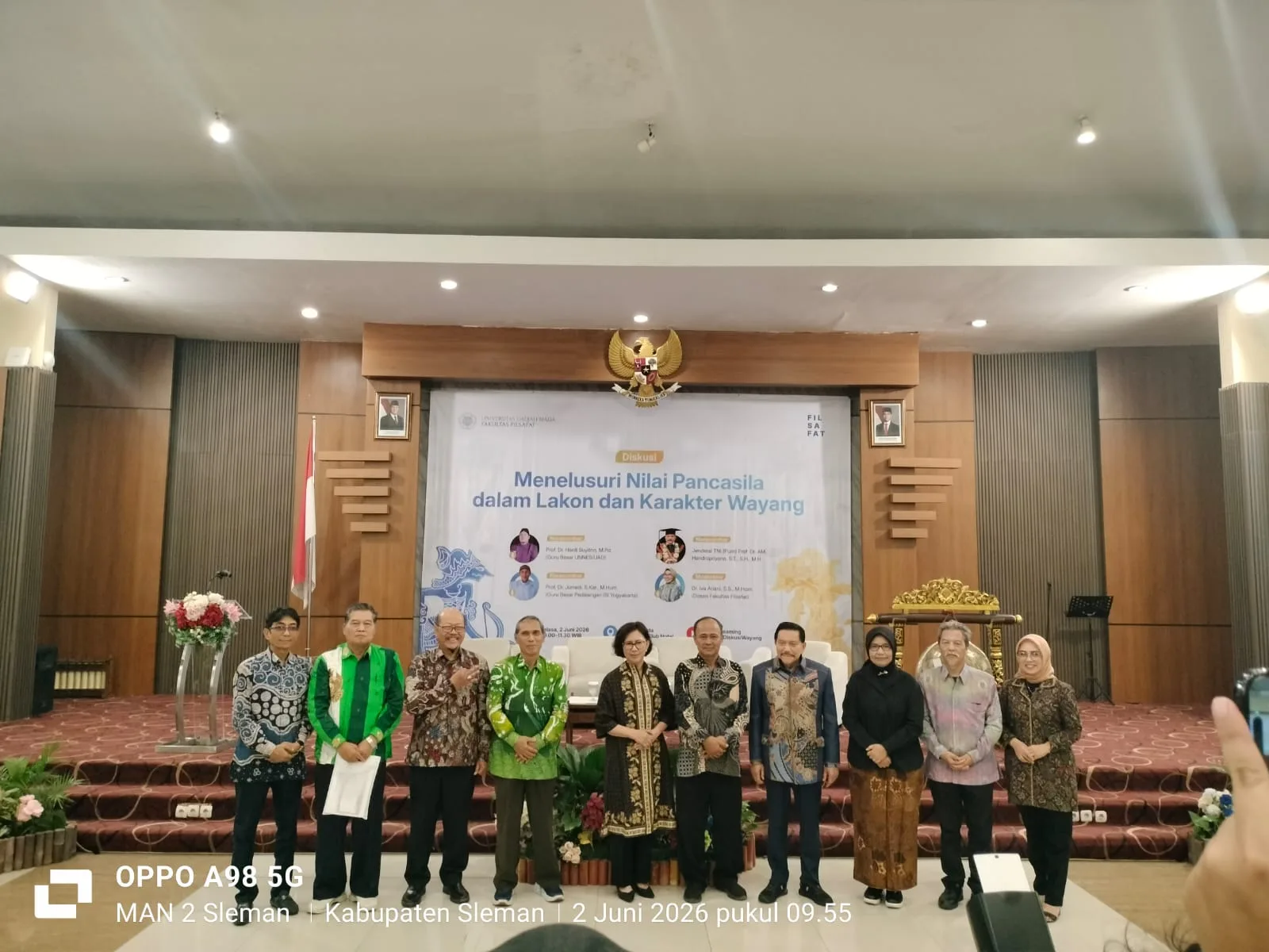 Menelusuri Jejak Pancasila dalam Wayang, Guru MAN 2 Sleman Ikuti Forum Diskusi Fakultas Filsafat UGM