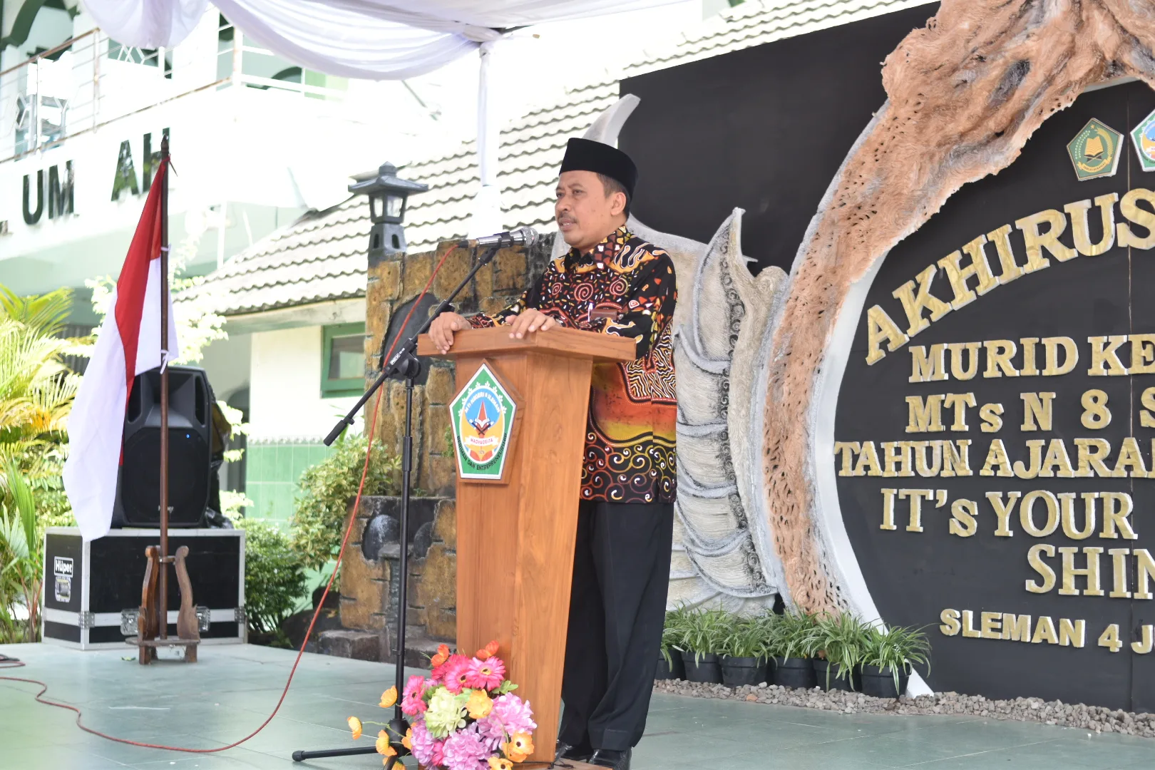 Pelepasan Siswa MTsN 8 Sleman : Kepala Kankemenag Tekankan Pentingnya Sinergi dan Penguatan Nilai Keagamaan