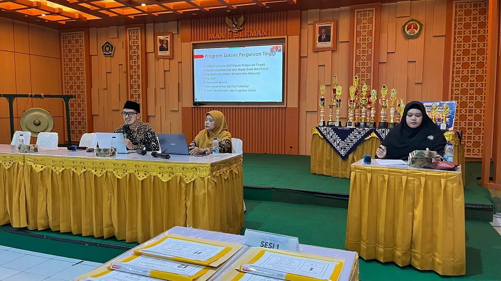 MAN 3 Sleman Gelar Sosialisasi TKA, Tekankan Pentingnya Dukungan Psikologis Orang Tua
