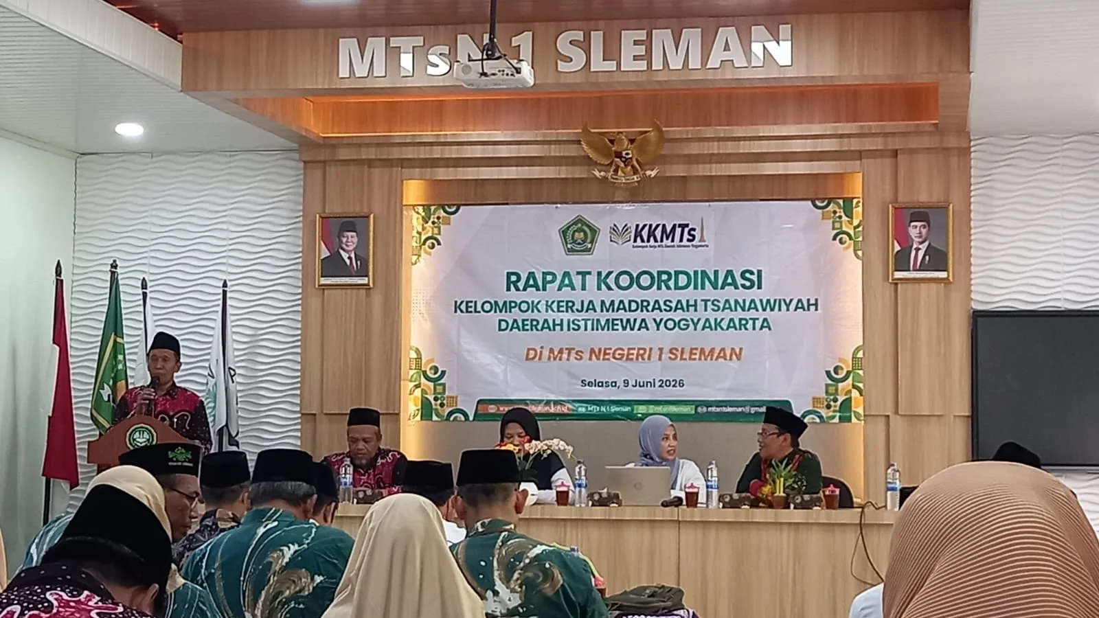 Kamad MTsN 9 Sleman Hadiri dan Ikuti Forum K2MTs DIY