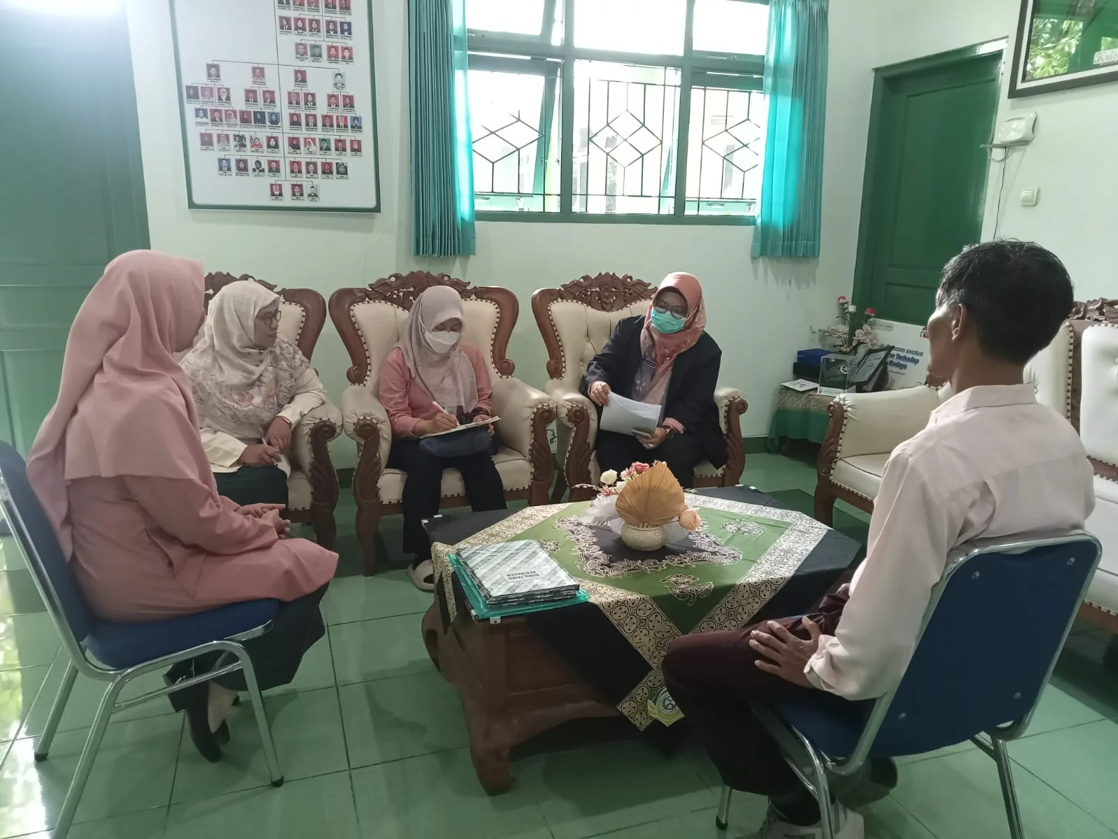 MAN 4 Sleman Terima Kunjungan Monitoring Kesehatan Lingkungan dari Puskesmas Pakem