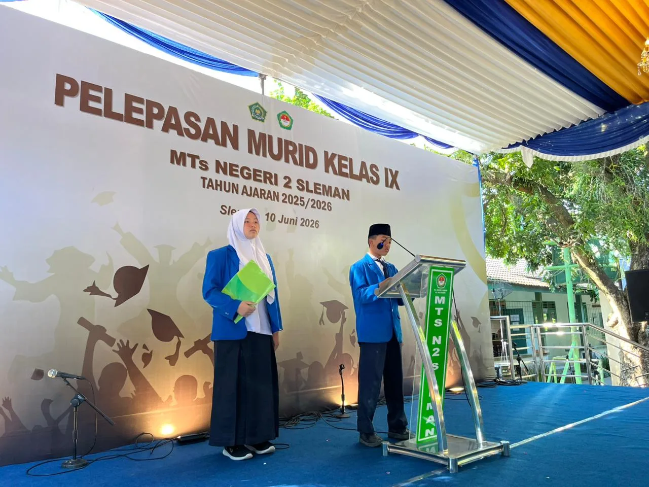 MTsN 2 Sleman Cetak Generasi Emas, Pelepasan Kelas 9 Diwarnai Nilai Sempurna