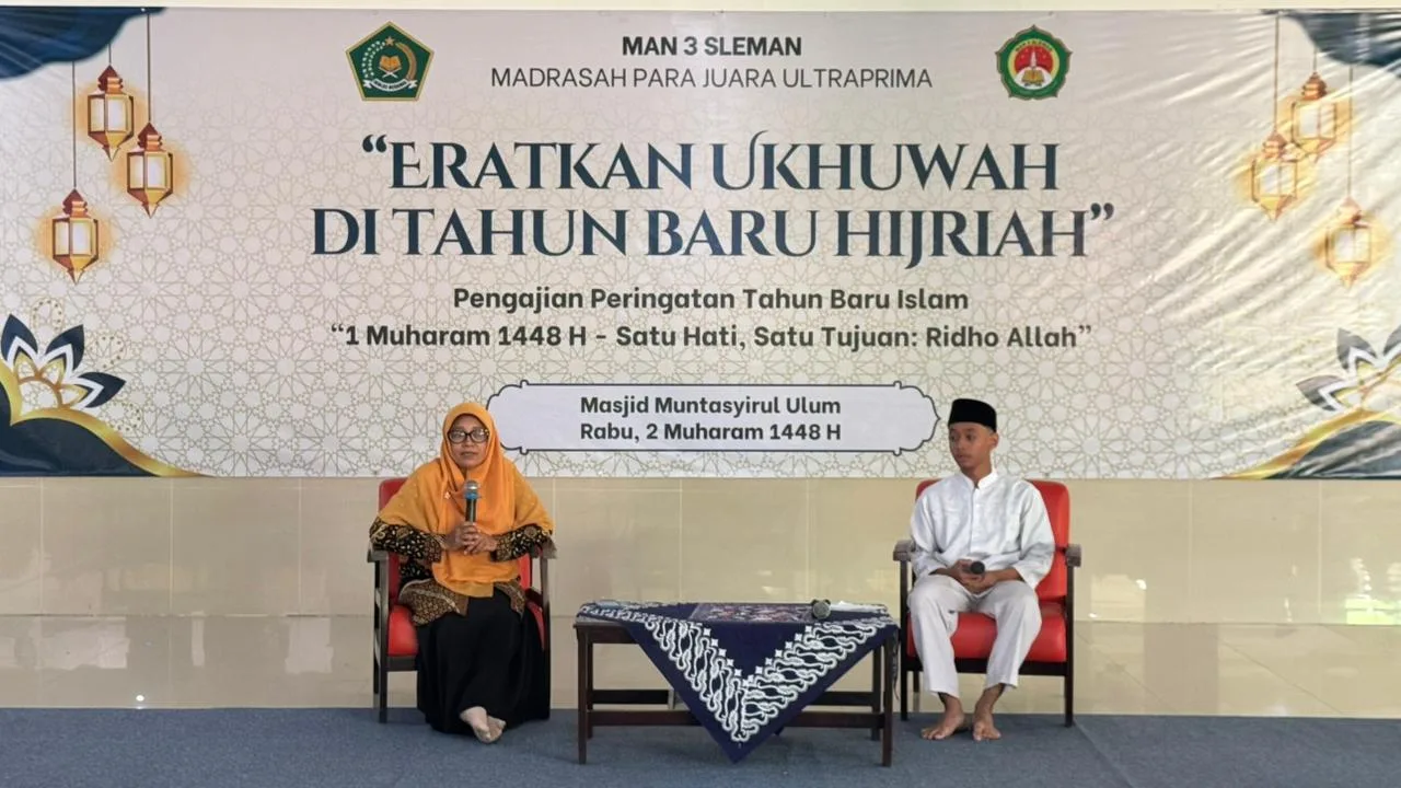 Refleksi 1 Muharam di Pengajian MAN 3 Sleman: Manfaatkan Waktu dan Siapkan Bekal Terbaik