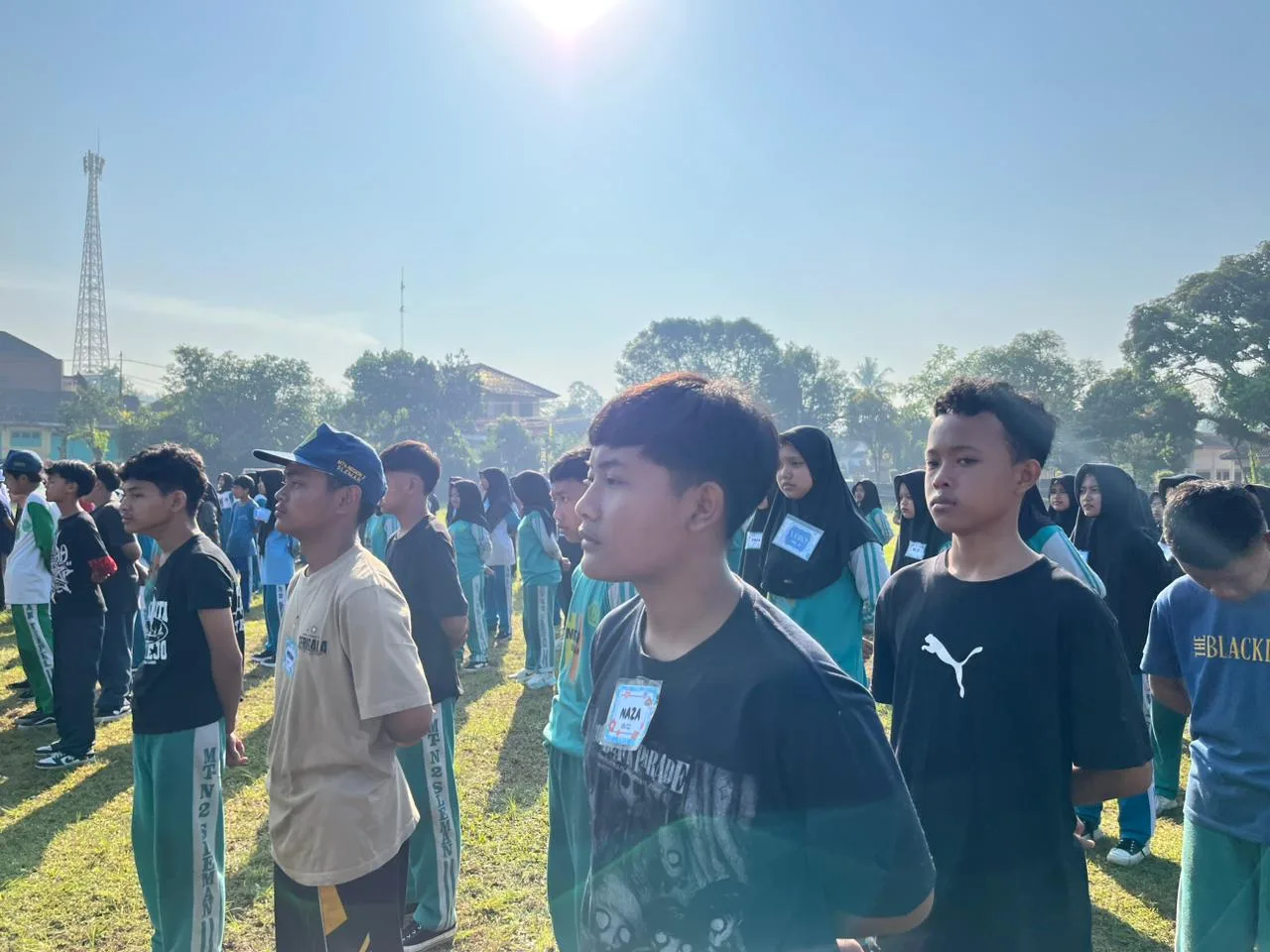 Langkah Tegap Generasi Hebat: MTsN 2 Sleman Gembleng Karakter Siswa Lewat Pelatihan Baris Berbaris