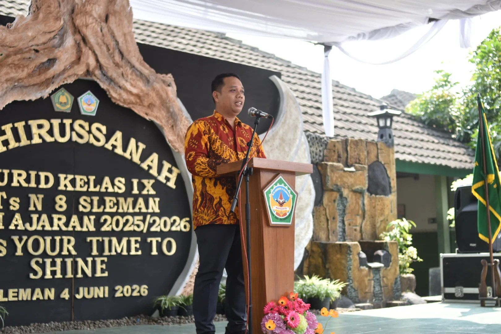 Studium Generale Inspiratif, Dosen FISIPOL UGM Alumni MTsN 8 Sleman Motivasi Para Lulusan