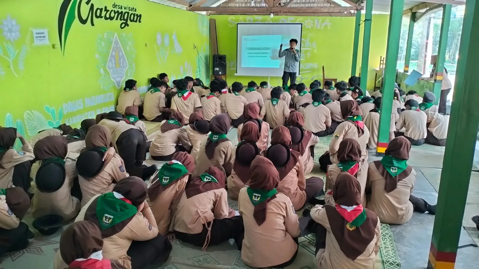 Saka Kalpataru Sleman Bekali Peserta Kemah MAN 4 Sleman Menjadi Agent of Change