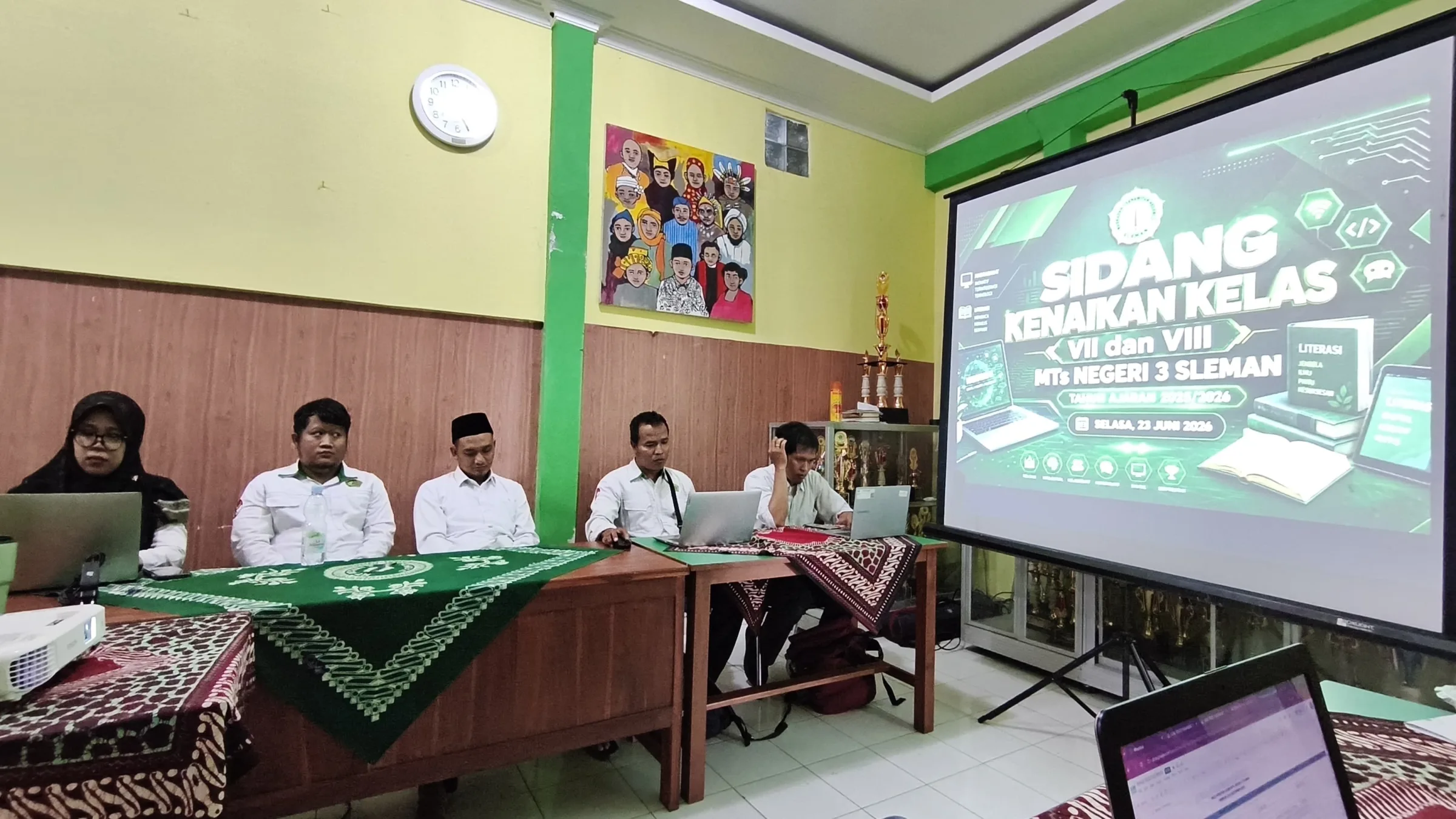 MTsN 3 Sleman Gelar Rapat Pleno Kenaikan Kelas VII dan VIII Tahun Ajaran 2025/2026, Tekankan Objektivitas Berbasis Data