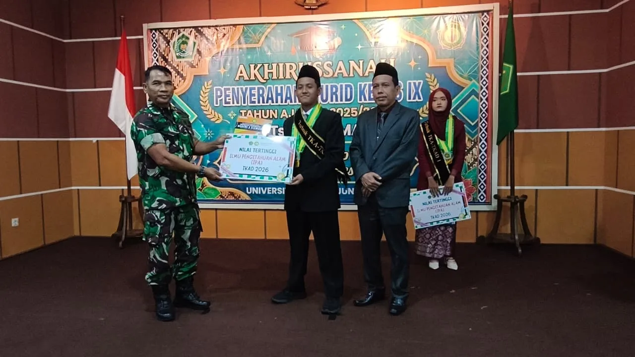 Sempurnakan Predikat Wisudawan Terbaik, Satria Putra Ramadhan IX A Raih Nilai TKAD IPA Tertinggi
