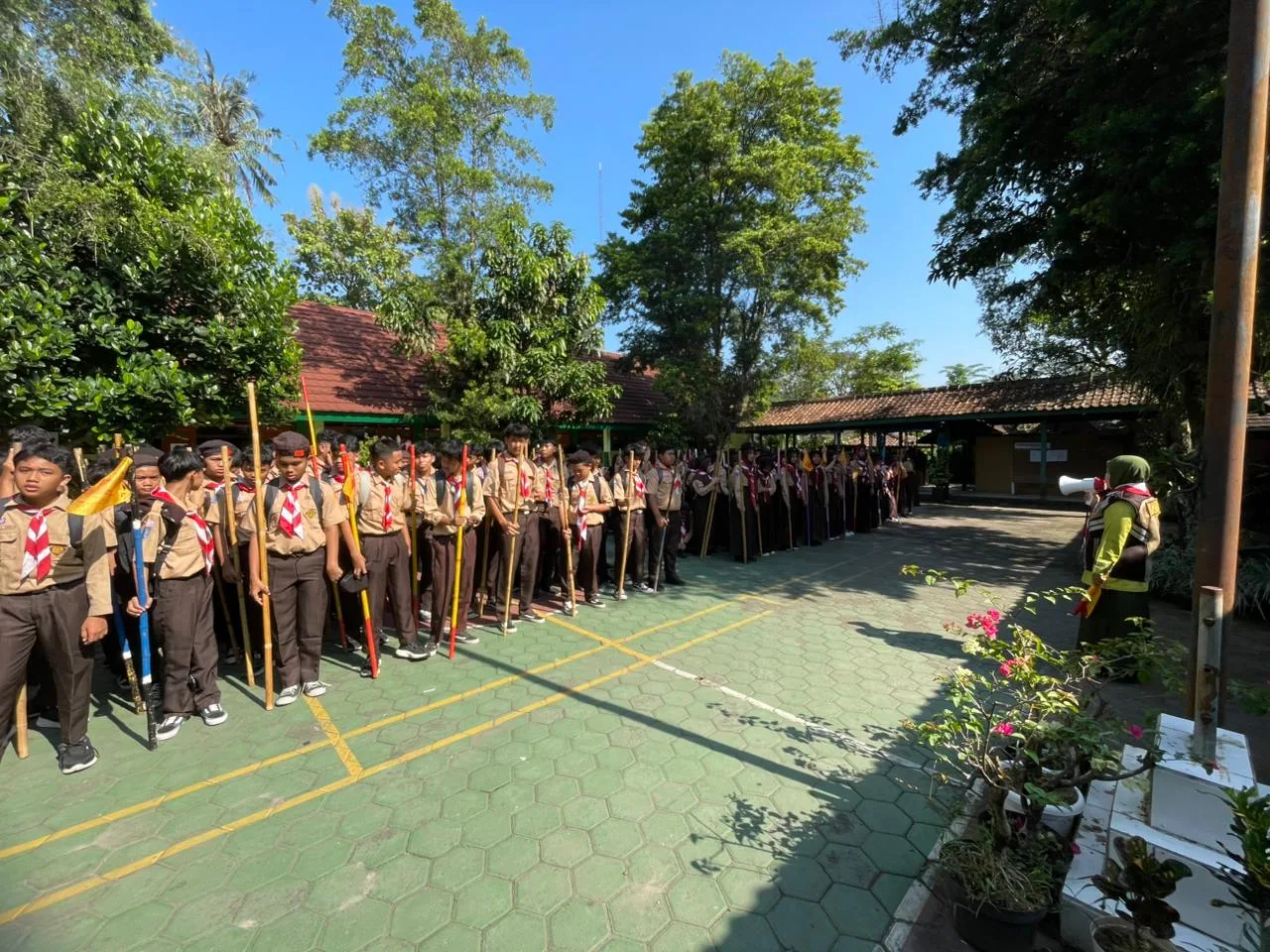 Jejak Ketangkasan Pramuka Warnai Akhir Tahun Ajaran di MTsN 4 Sleman