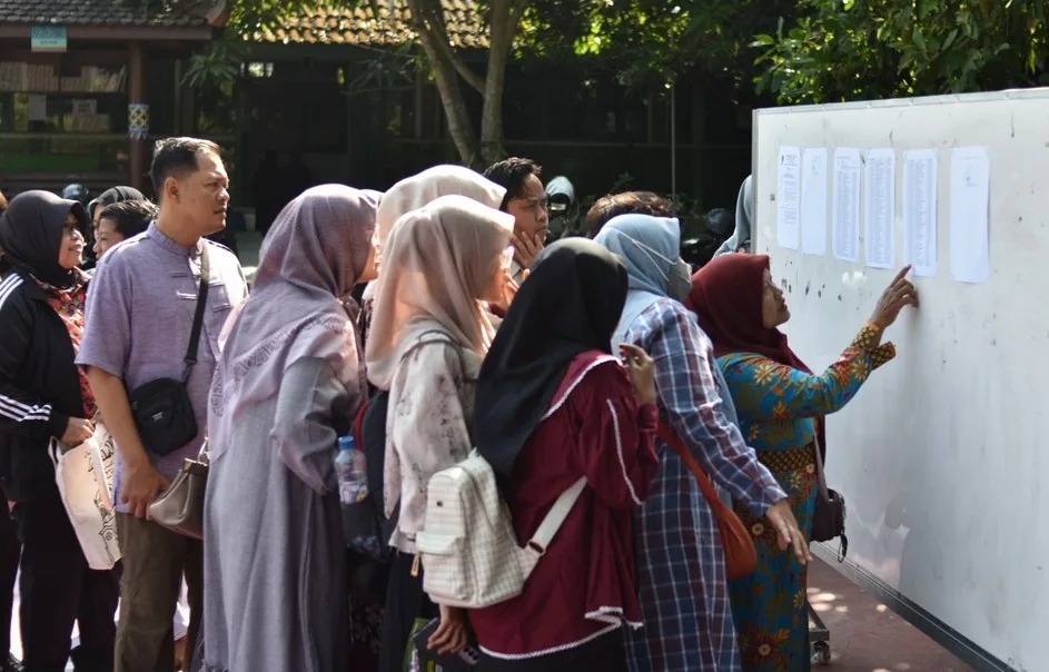 Suasana Haru Warnai Pengumuman Hasil PMBM Jalur Reguler MTsN 8 Sleman
