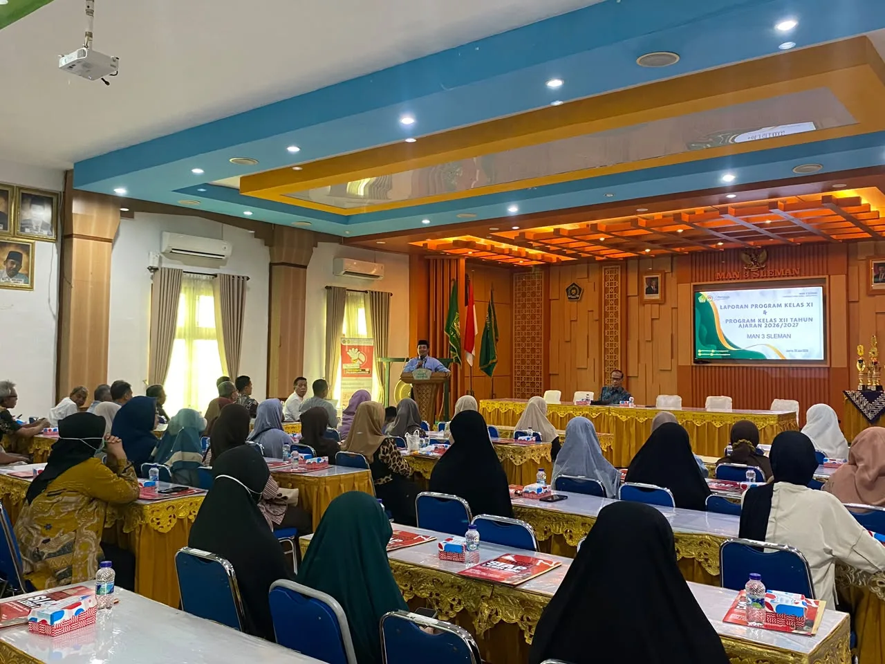 Ajang Pengambilan Rapor, MAN 3 Sleman Ajak Sinergitas Semua Pihak