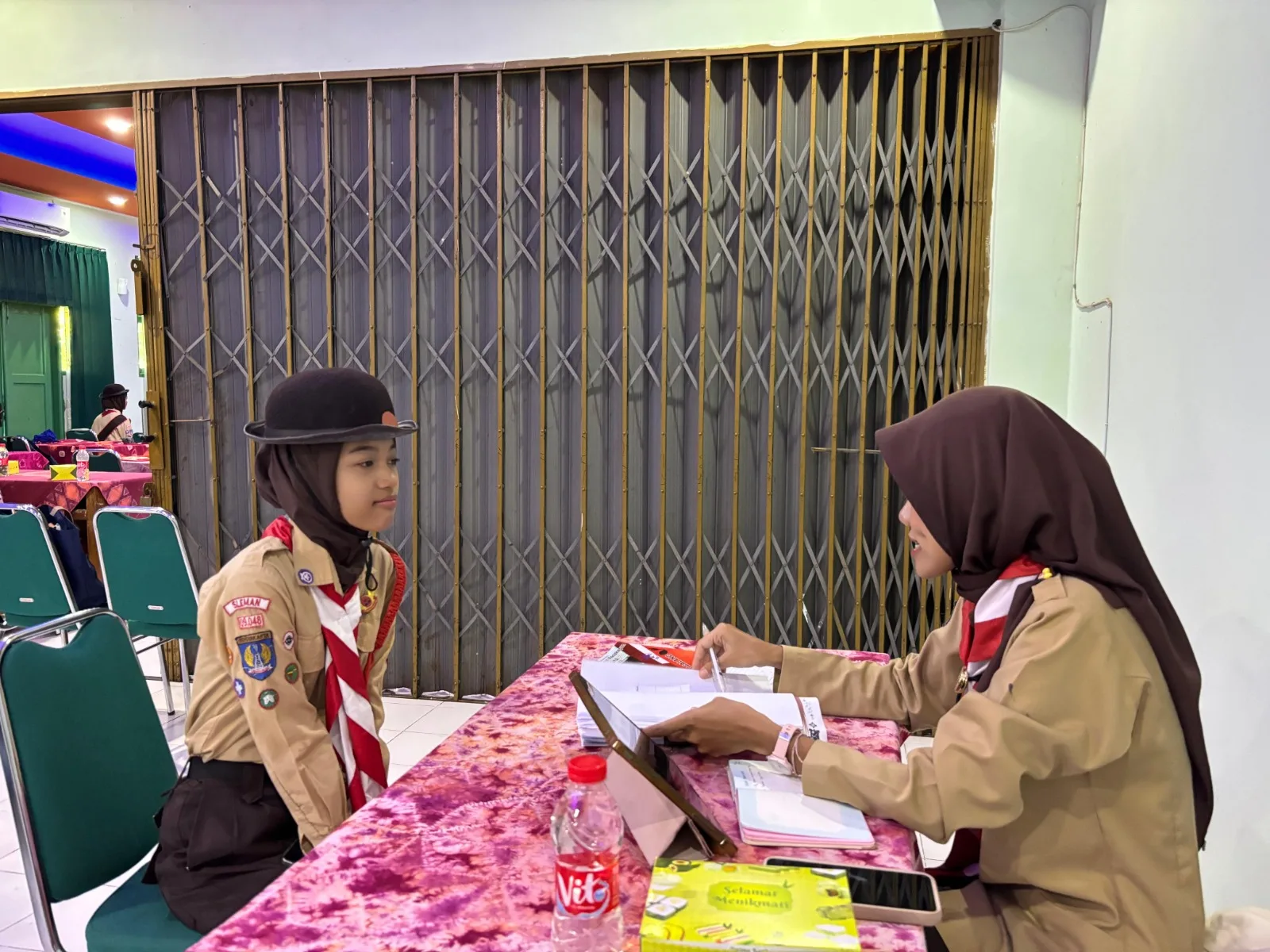 Penggalang MTsN 8 Sleman Jalani Kompetensi Bahasa Internasional