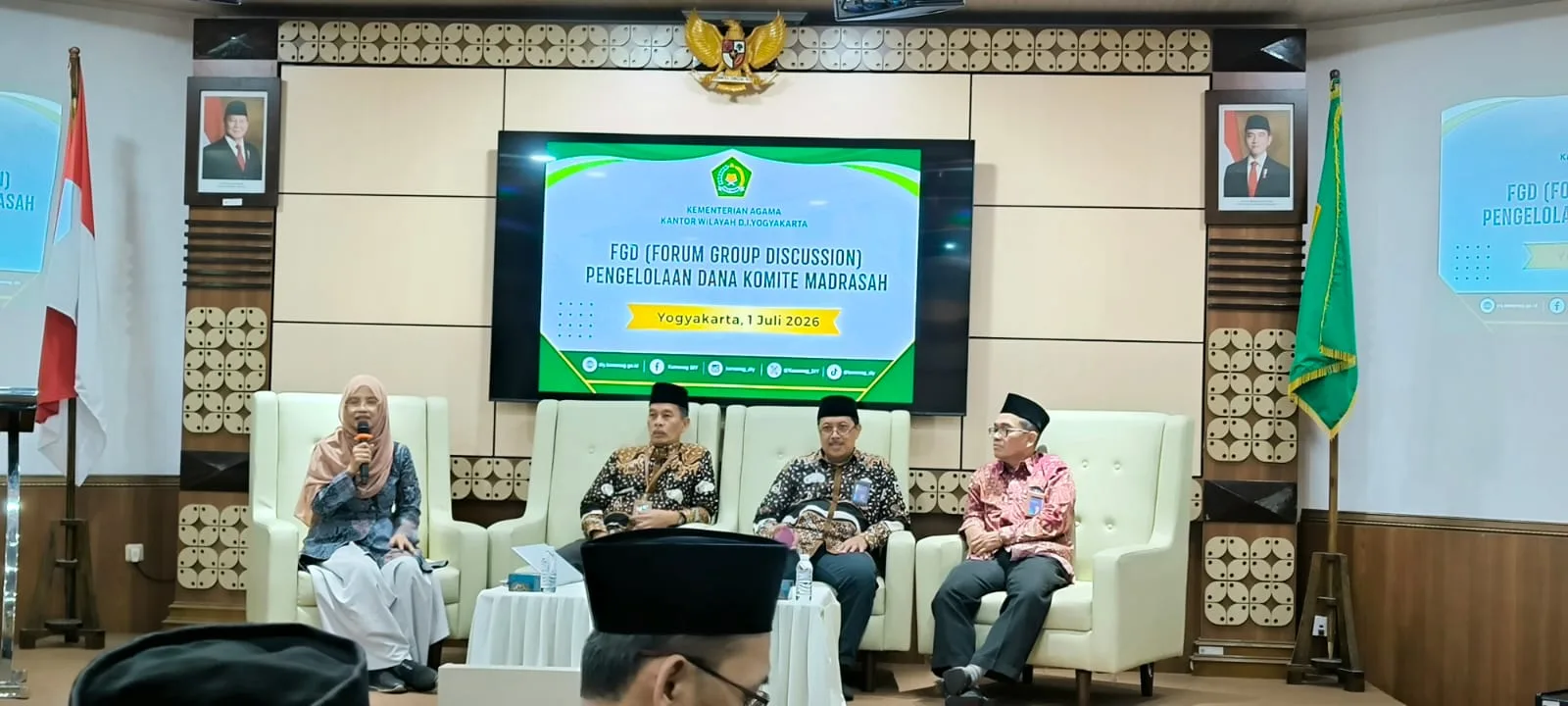 Kepala MTsN 8 Sleman Ikuti FGD Pengelolaan Dana Komite Madrasah Tingkat DIY