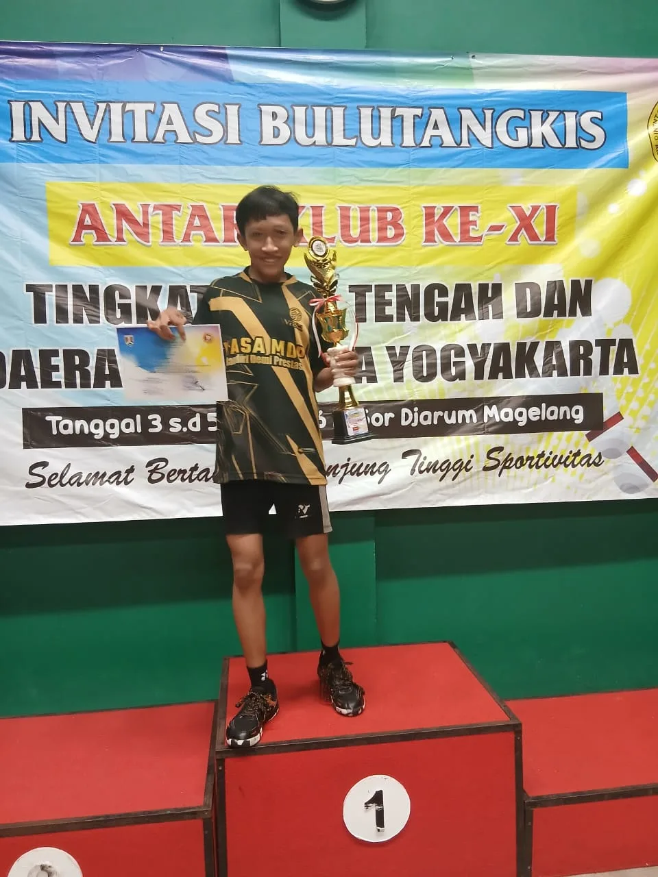 Bagus Nurcahyo, Siswa MAN 4 Sleman, Raih Juara 1 Invitasi Bulutangkis Pelajar Jateng–DIY