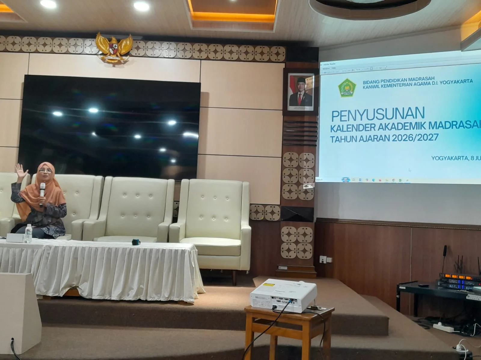 Kepala MTsN 4 Sleman Ikuti Penyusunan Kalender Akademik Madrasah DIY Tahun Ajaran 2026/2027