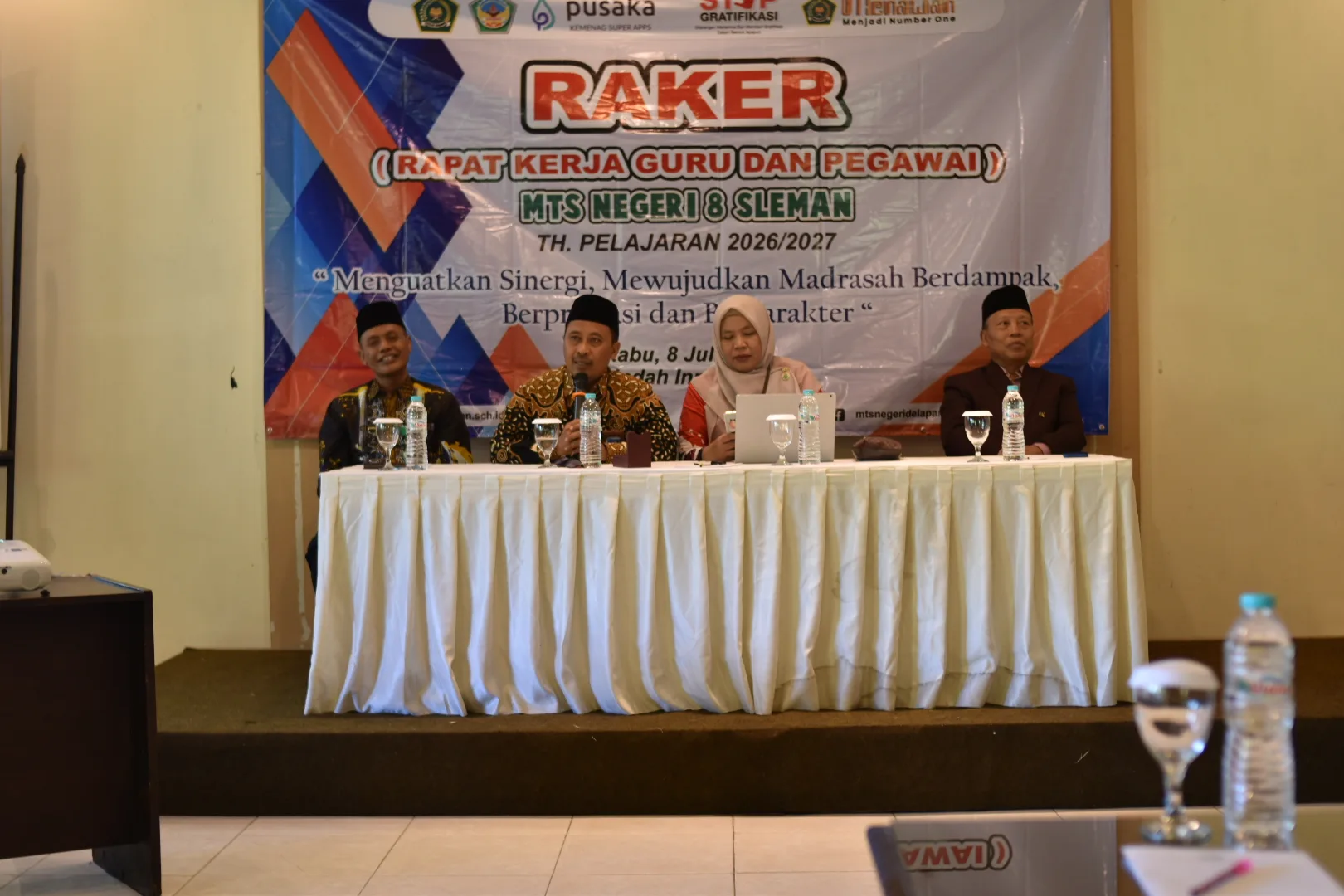 Kankemenag Sleman Buka Raker MTsN 8 Sleman, Tekankan Peningkatan Mutu dan Kepercayaan Masyarakat