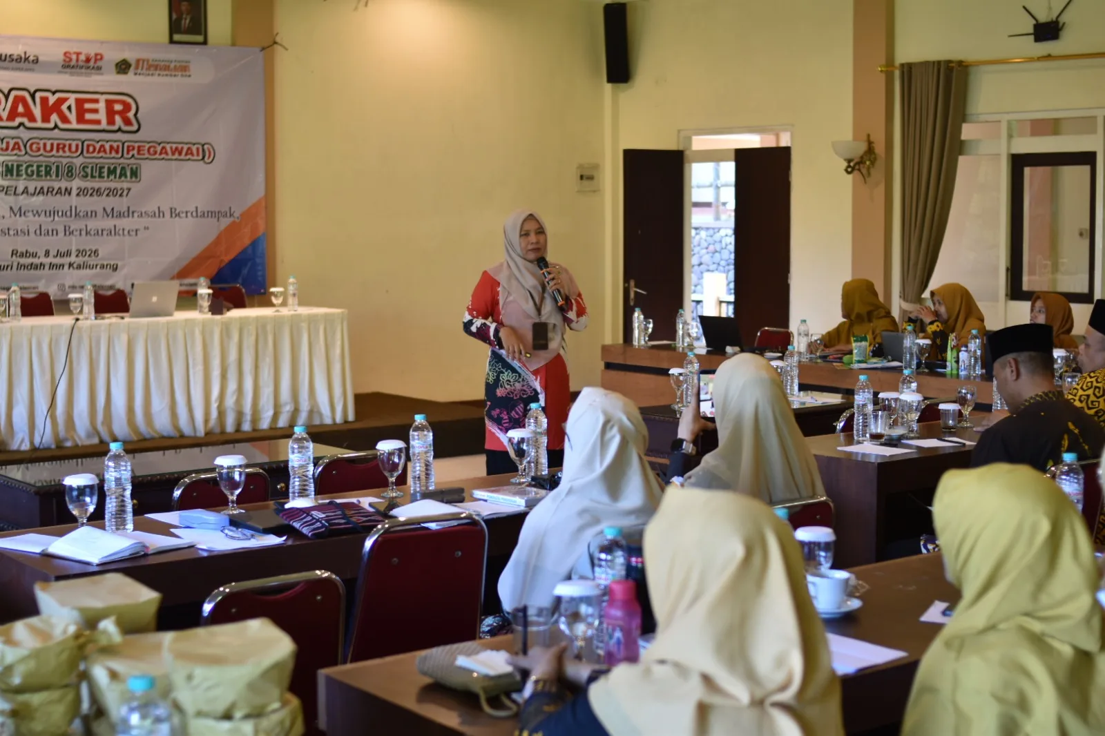 Plt. Kasi Pendidikan Madrasah Tekankan Penguatan Program Tahfiz Berkhidmat di MTsN 8 Sleman