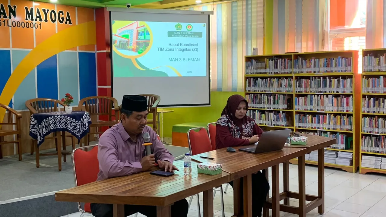 Rapat Tim ZI MAN 3 Sleman Perkuat Komitmen Perubahan