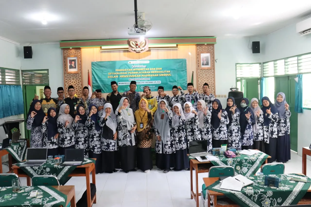 Workshop Sambut Tahun Ajaran Baru, MTsN 9 Sleman Perkuat Integritas ASN dan Optimalisasi Pembelajaran Berkualitas