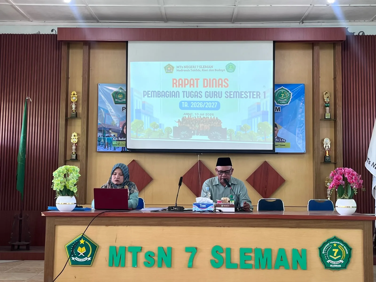 Rapat Pembagian Tugas Perkuat Sinergi Warga MTsN 7 Sleman