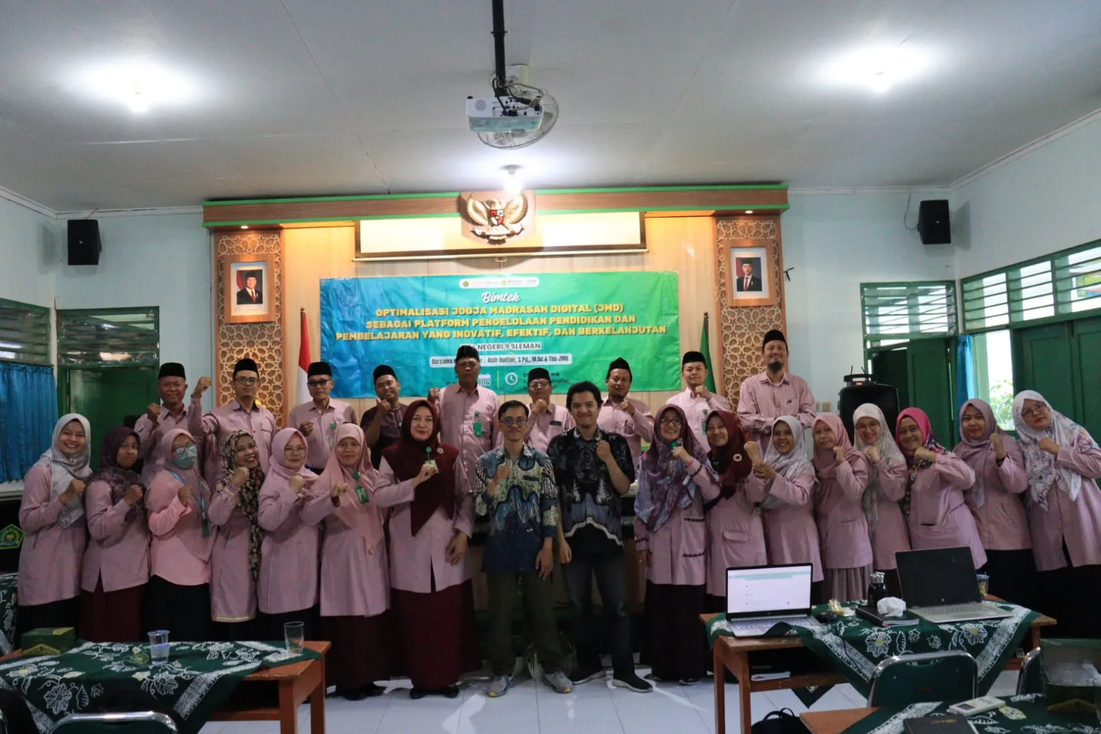 Pemanfaatan JMD Tingkatkan Kualitas Perencanaan dan Pelaporan Pembelajaran Guru MTsN 9 Sleman