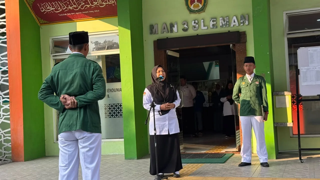 Upacara MATAMUDA MAN 3 Sleman : Filosofi Pensil Jadi Bekal Meniti Kesuksesan