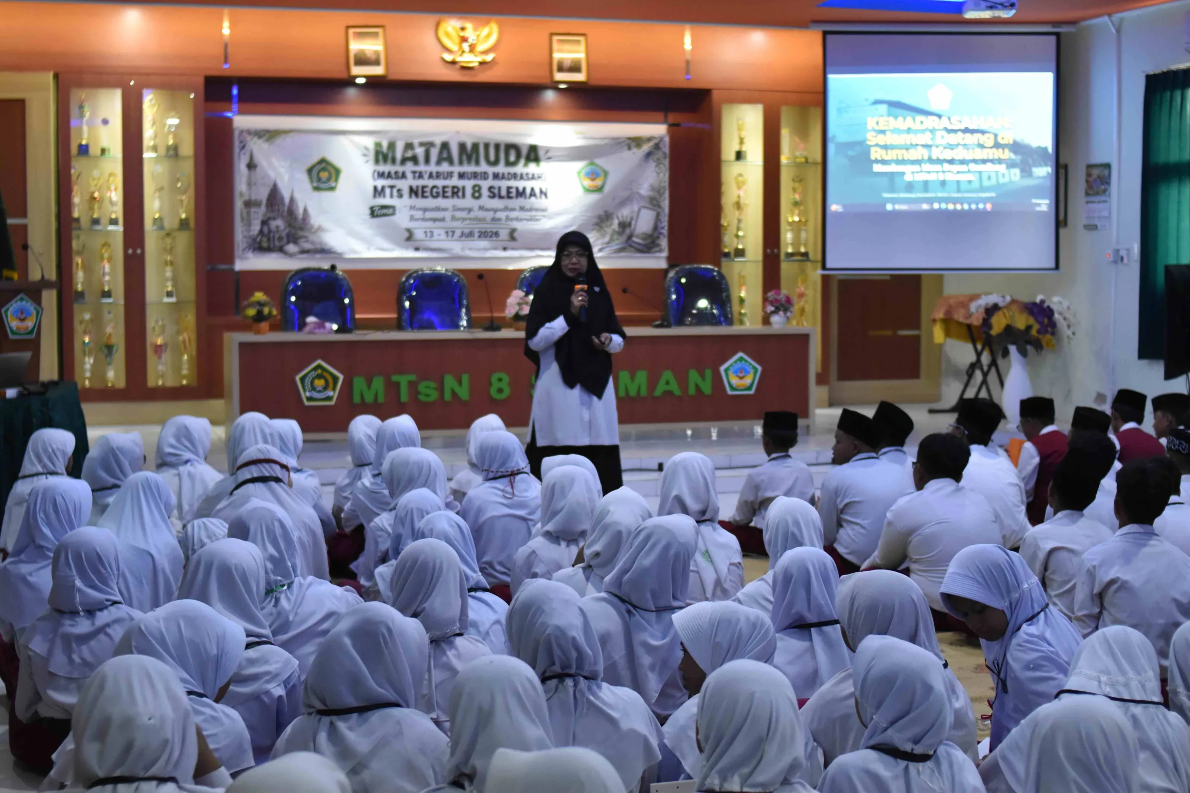Materi Kemadrasahan Bekali Siswa Baru Kenali Budaya dan Keunggulan MTsN 8 Sleman