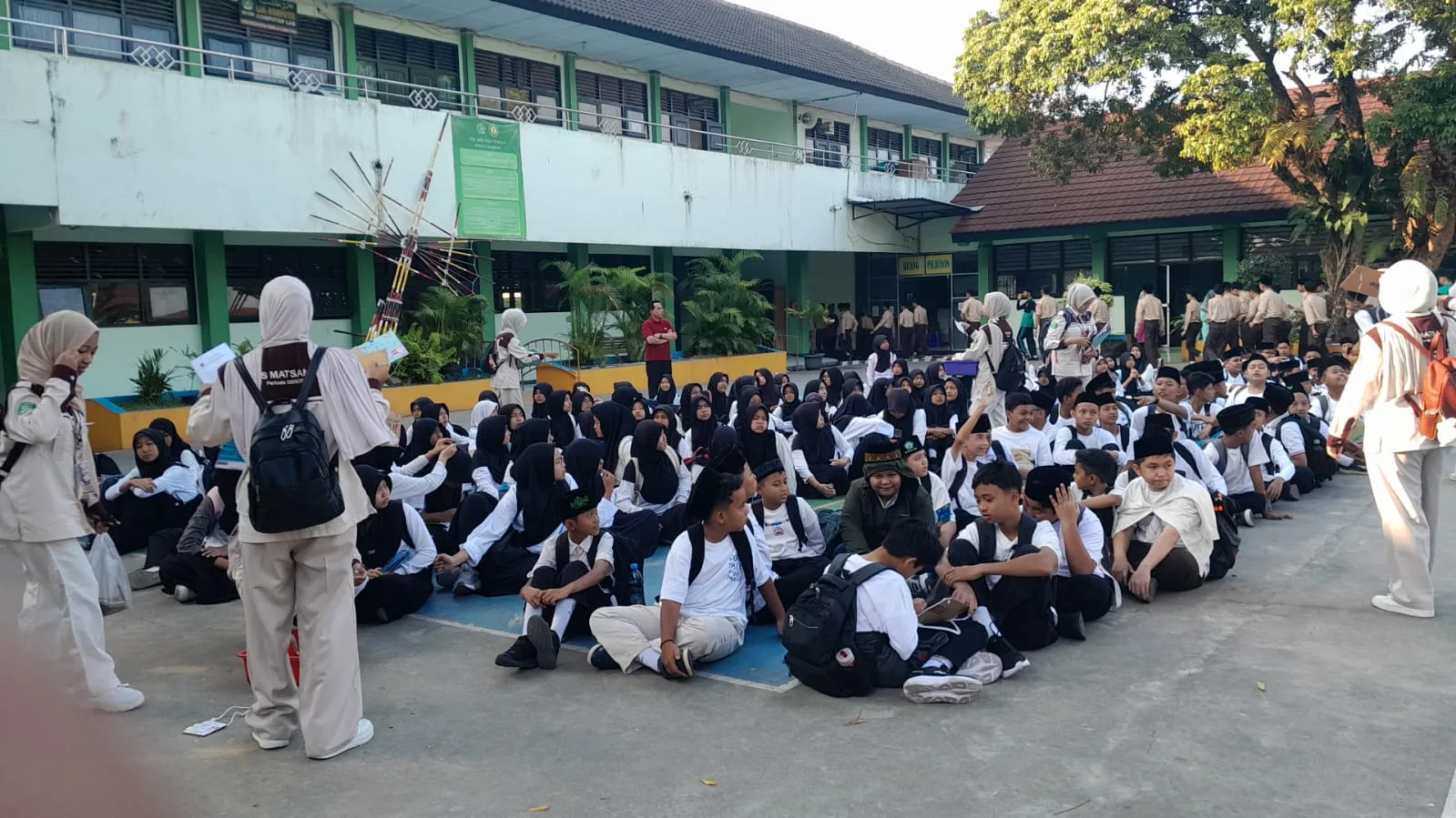 Outing Class Matamuda MTs Negeri 3 Sleman,Murid Kelas VII Belajar Sejarah, Kebangsaan, dan Moderasi Beragama