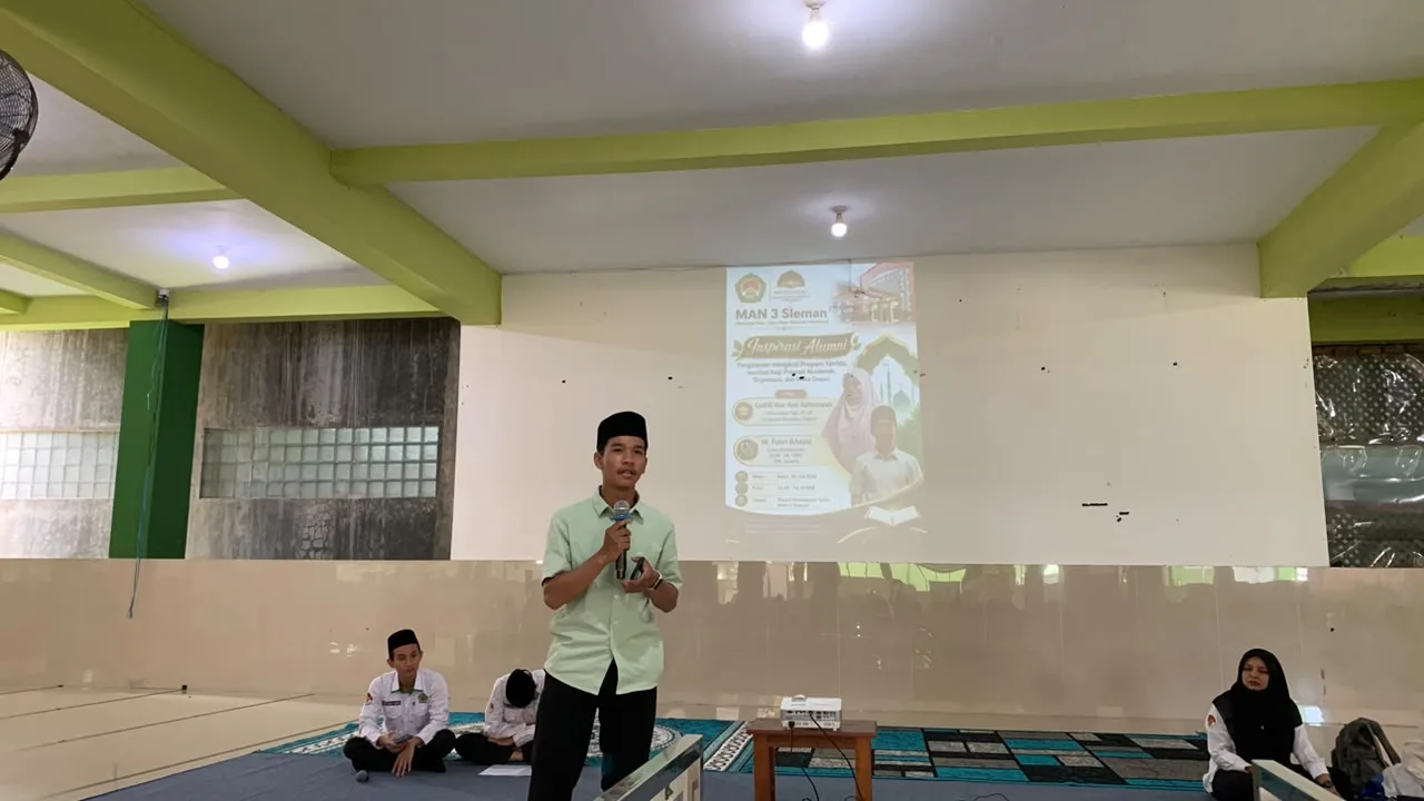 Alumni Inspiratif Berbagi Kiat Sukses, MAN 3 Sleman Sosialisasi MUTIARAQU