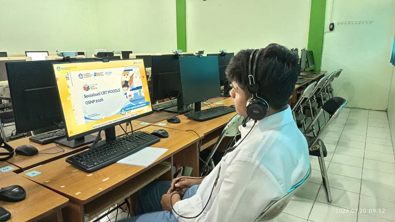 Jelang OSN-P 2026, Muhammad Tsani Abiyyu MAN 2 Sleman Ikuti Technical Meeting dan Simulasi CBT Bidang Kimia