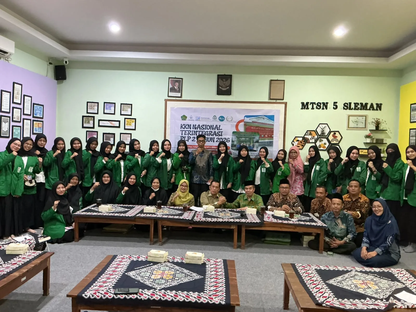 MTsN 5 Sleman Terima 29 Mahasiswa KKN Terintegrasi PLP Nasional UIN Alauddin Makassar