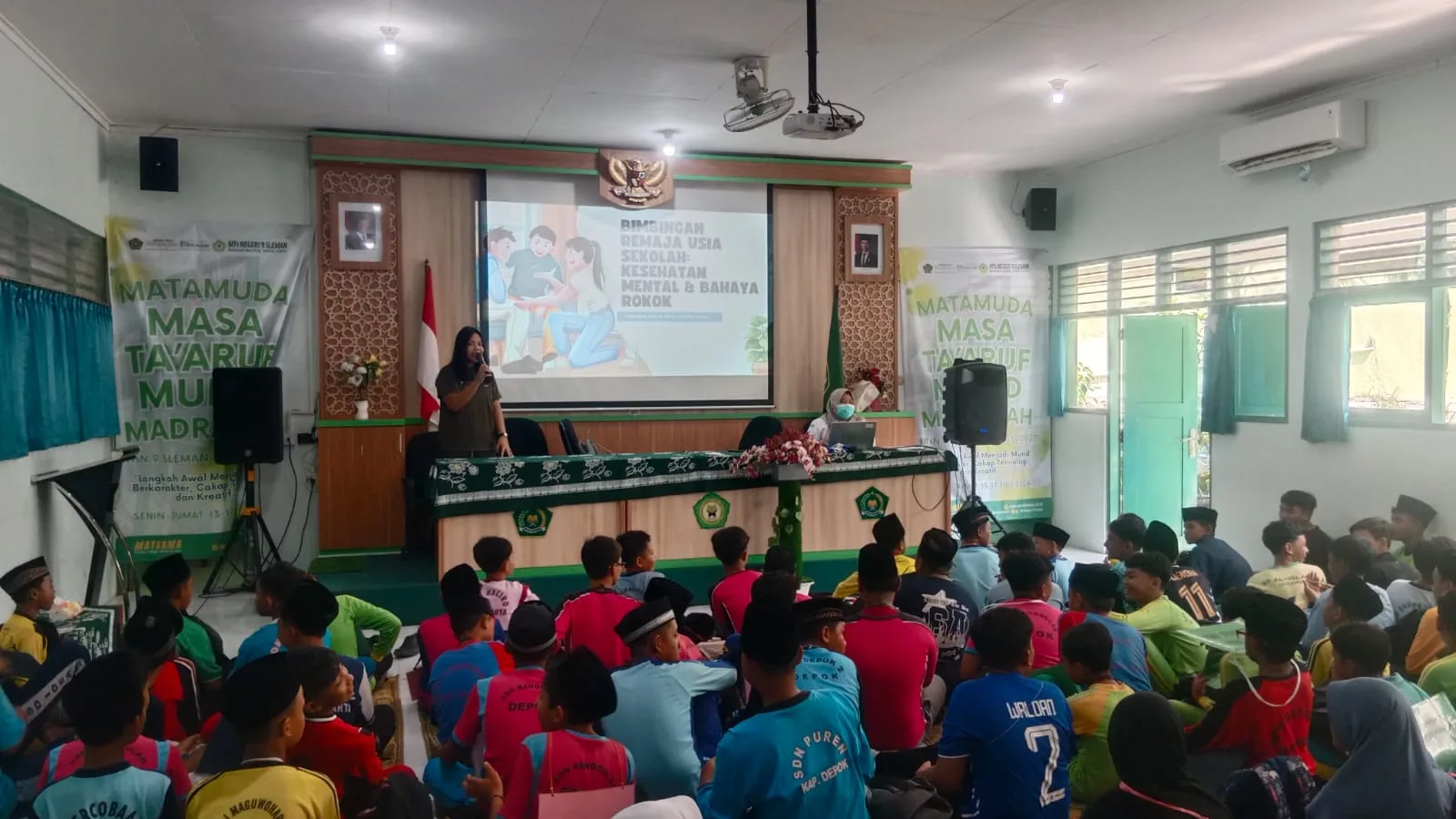 MATAMUDA MTsN 9 Sleman Gelar Edukasi Dampak Narkoba dan Rokok