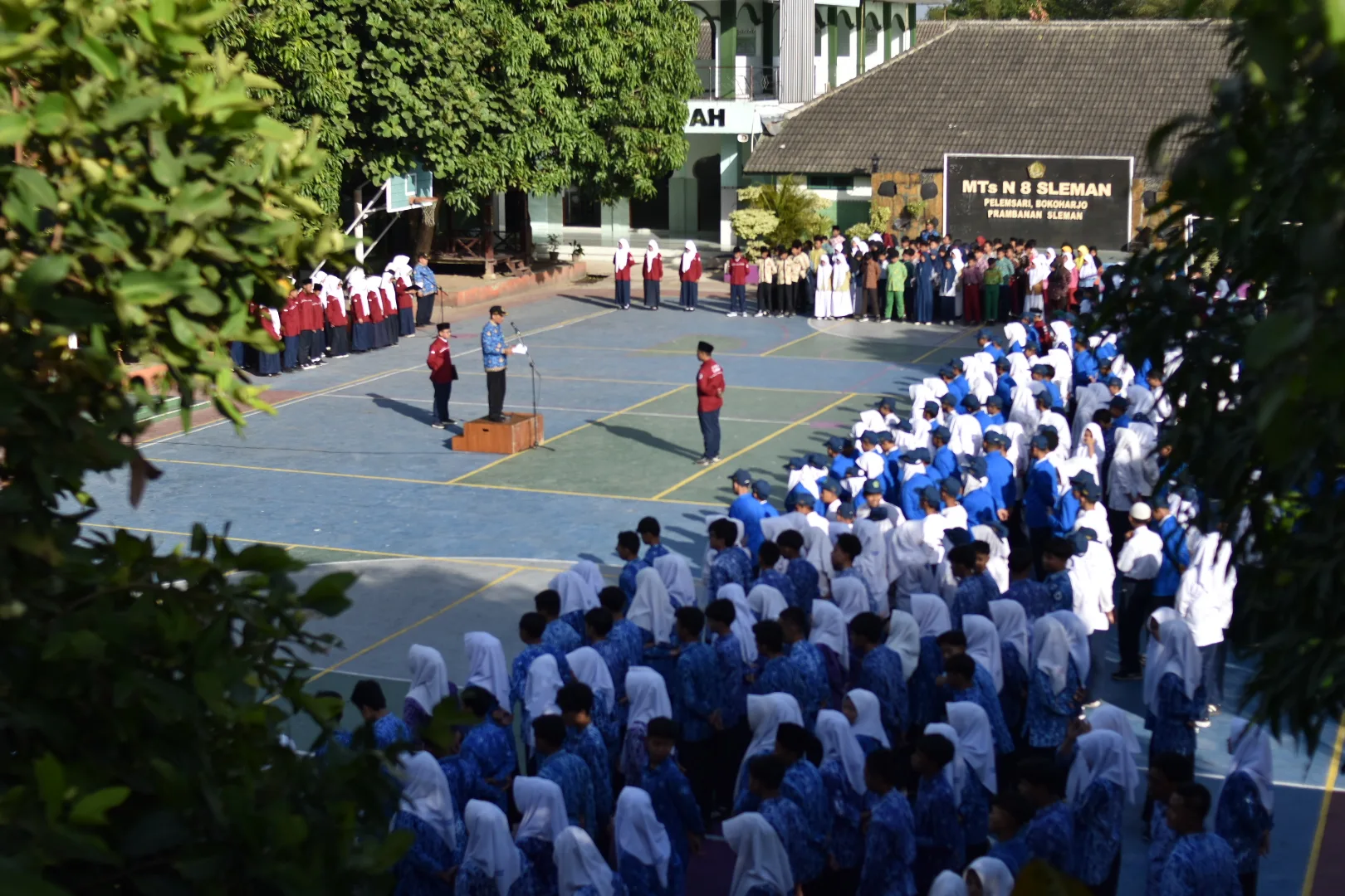 MTsN 8 Sleman Laksanakan Upacara Peringati Hari Anak Nasional 2026