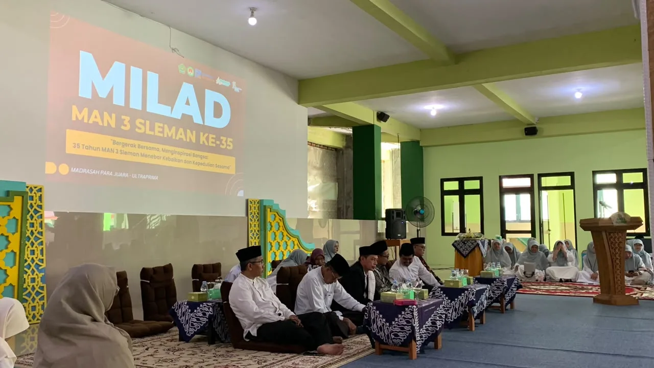 Kepala MAN 3 Sleman Ajak Milad ke-35 Jadi Momentum Lahirnya Inovasi Baru