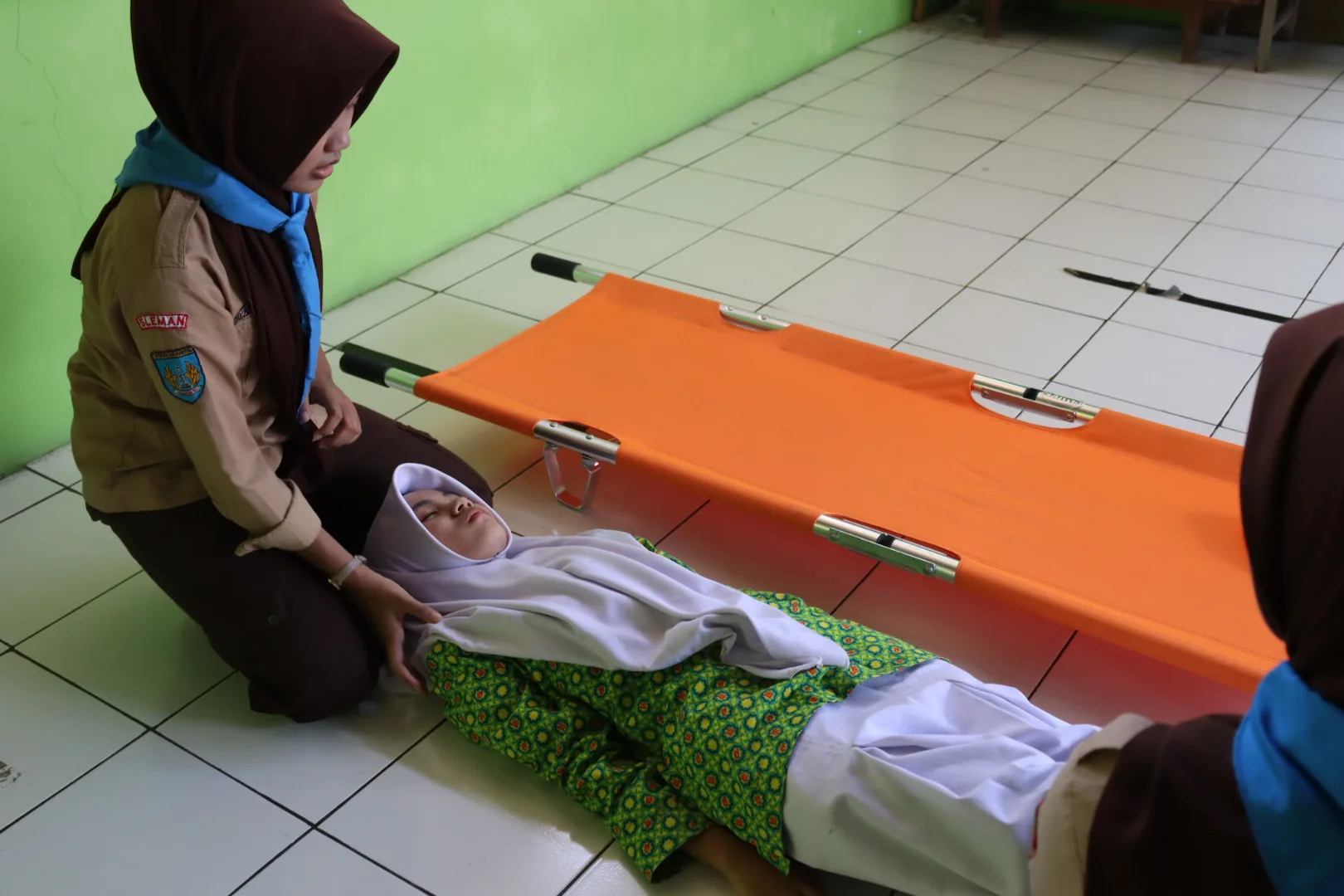 PMR MTsN 9 Sleman Unjuk Kebolehan di Hadapan Murid Baru