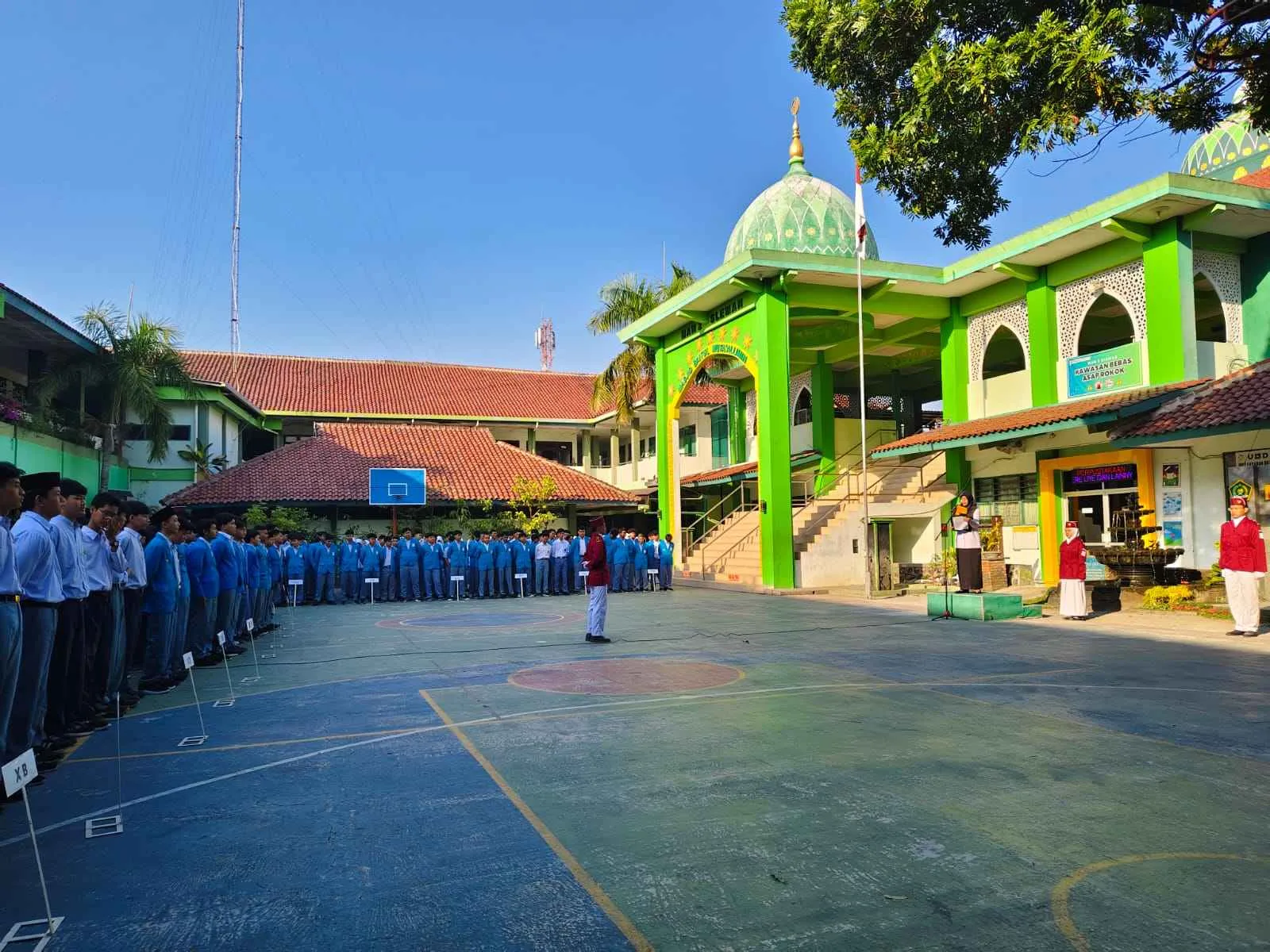Apel Pagi MAN 2 Sleman Sampaikan Amanat Gubernur DIY, Deklarasi Pelajar Cinta Damai