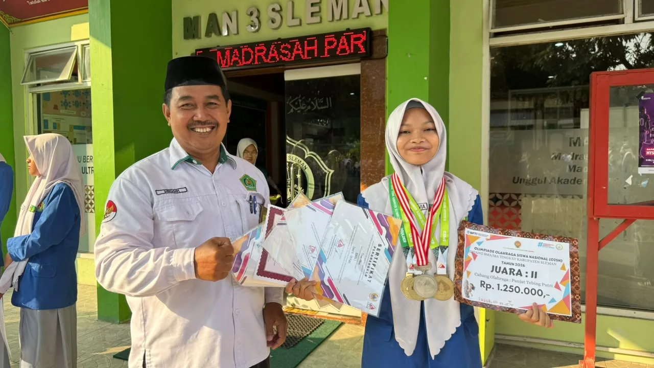 Madrasah Sang Juara: Kepala MAN 3 Sleman Apresiasi Segenap Murid Berprestasi