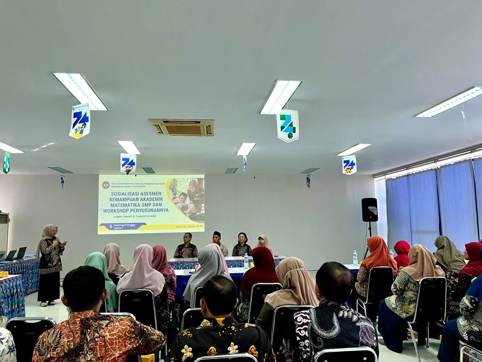 Jumiran Guru MTsN 8 Sleman Ikuti Sosialisasi Asesmen Kemampuan Akademik Matematika