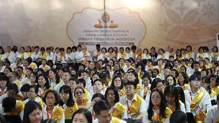 Ribuan Umat Buddha Berbagai Negara Baca Tipitaka di Borobudur, Perdalam Pemahaman Dhamma