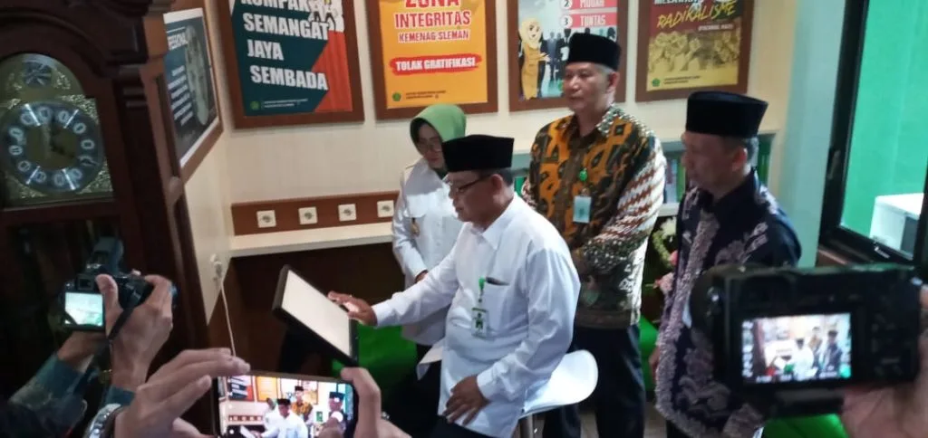 HAB Ke-74 Kemenag Sleman Launching Aplikasi SMILE dan RB-ZI Corner