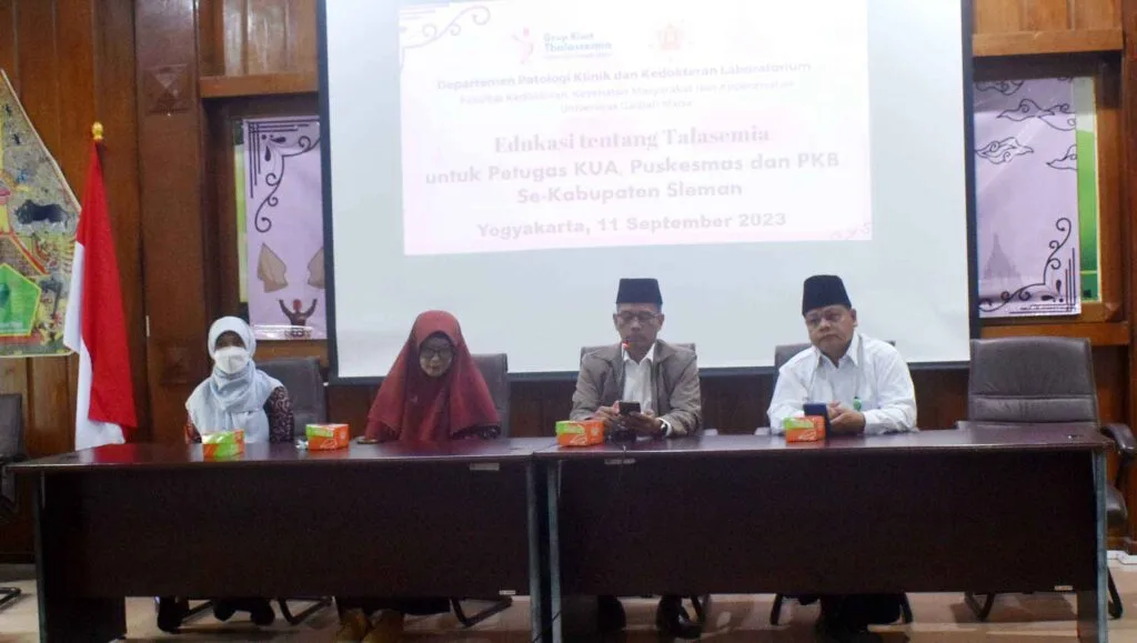 FK-KMK UGM Jalin Kerjasama dengan Kemenag Sleman dalam Progam Edukasi Thalassemia