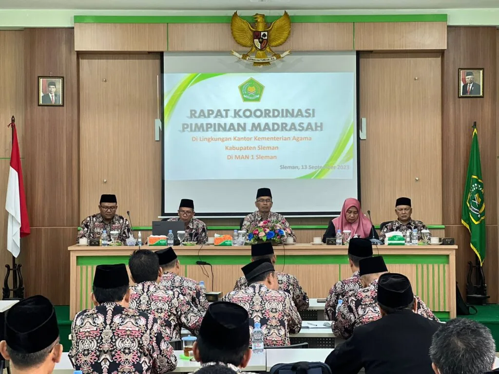 Rakorpim Madrasah, Kakan Kemenag Sleman : Kepala Madrasah Harus Jaga Komitmen Bangun Kualitas