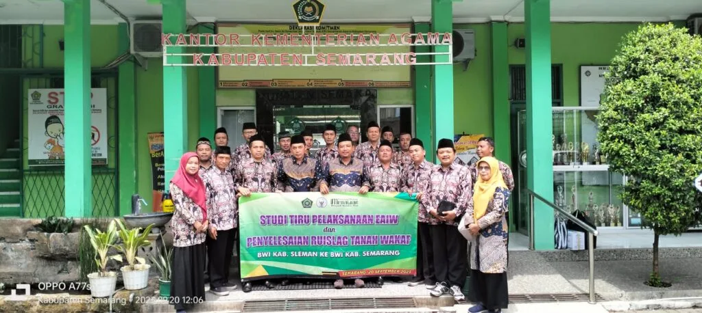 Sukseskan Digitalisasi Wakaf, Kemenag Sleman Studi Tiru ke Kemenag Semarang